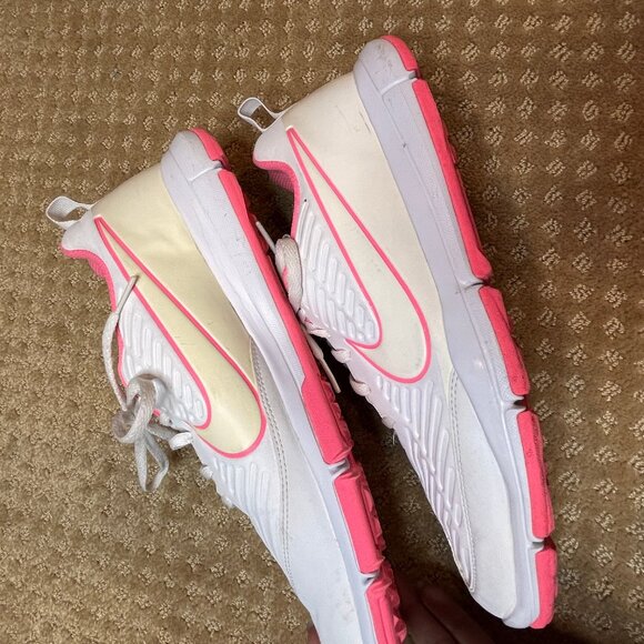Nike Explorer 2 Size 10 Golf Shoes White Pink Spikeless Womens Golf AA1846-100 - Picture 5 of 9